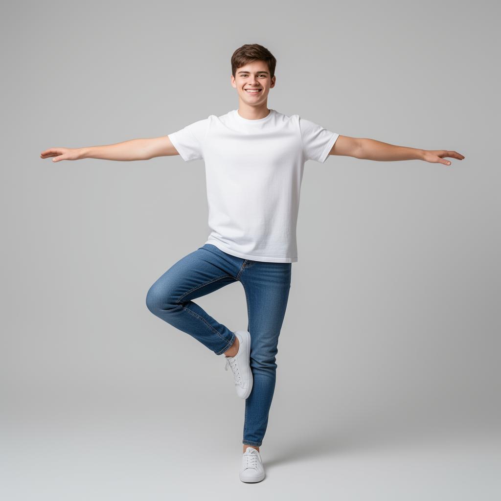 Flamingo pose diagram
